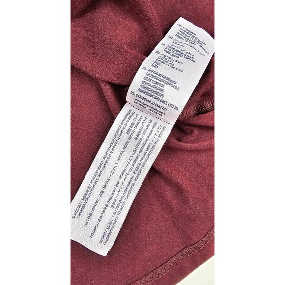 Abercrombie kids XL (women XS) crushed velour maroon soft swing skirt pull on - Picture 4 of 7